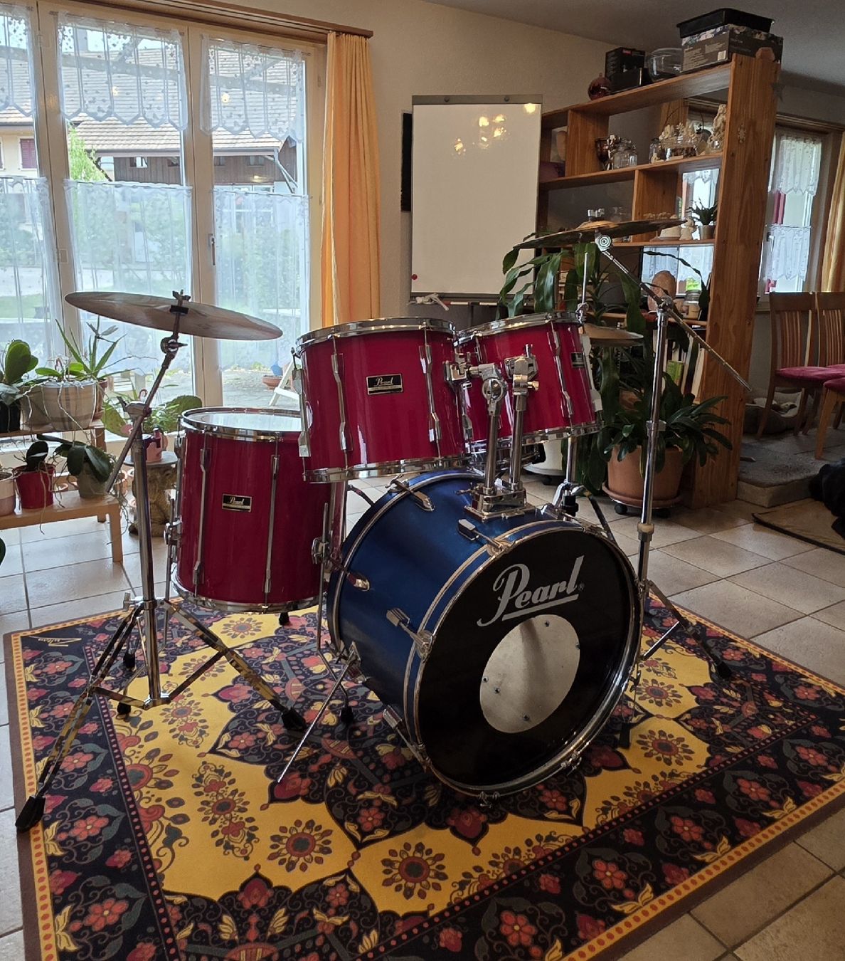 Strumenti musicali: Pearl Export Drumset mit Sabian B8 & Paiste – Usato da Niedergösgen venduto da bobo-no-legend 1