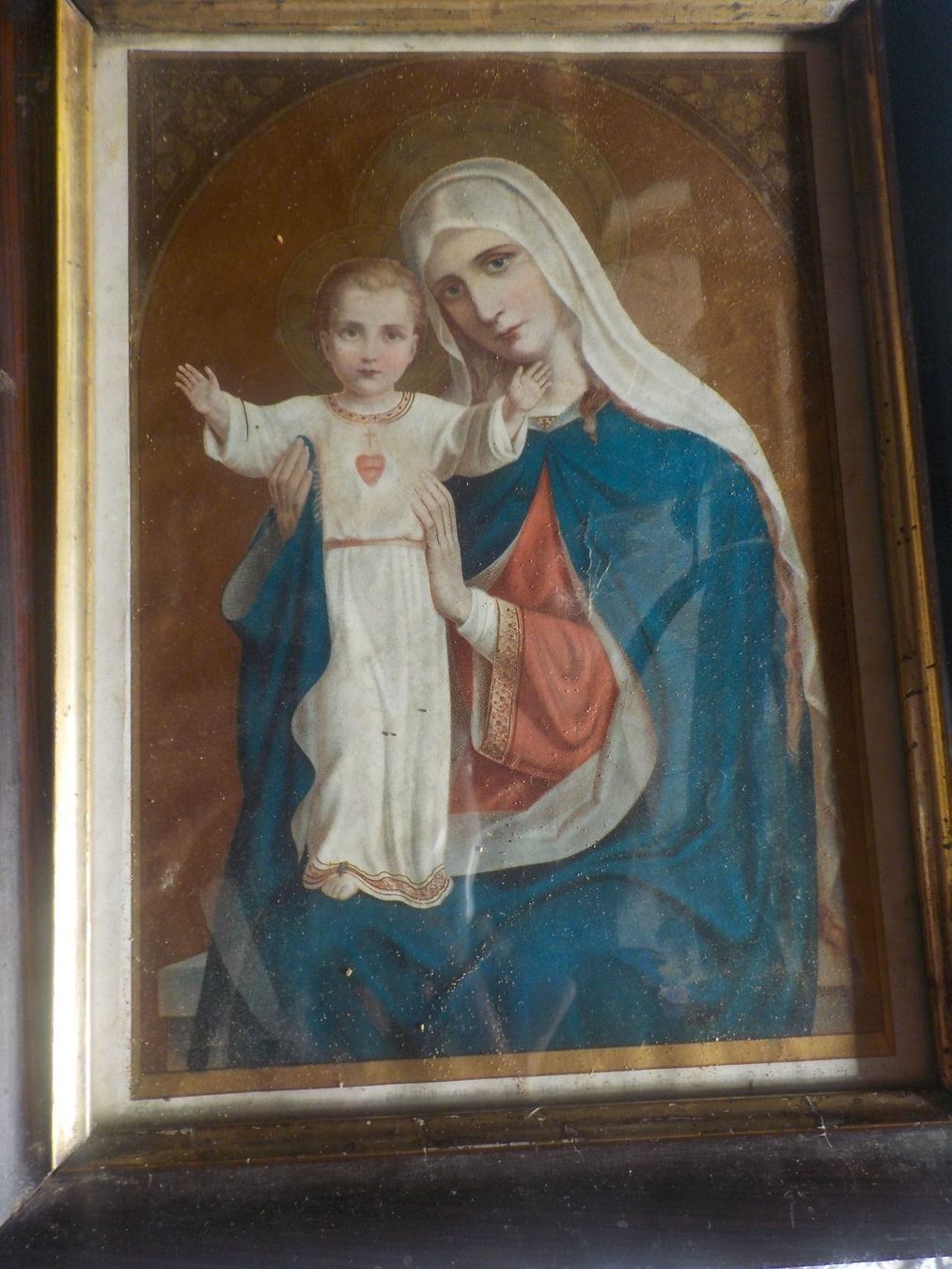 Dipinti: Bild Maria mit Jesuskind – Usato da Mörschwil venduto da antiksalon 2
