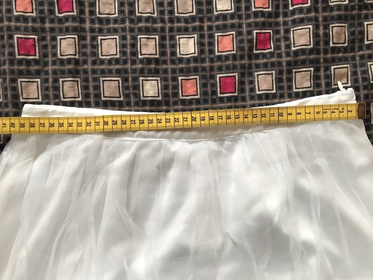 Gonne: Jupe jupon blanc doublée dentelle MYRINE, taille M – Nuovo (secondo la descrizione) da Morges venduto da sandy069 4