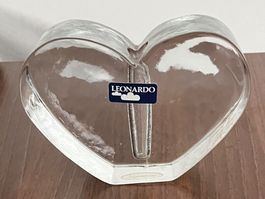 HERZFÖRMIGER KERZENSTÄNDER von Leonardo“ / zirka 1975 / Top