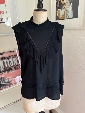 Ottod’ame Bluse, Viscose, wie neu,Gr.38,süss Np:180.-