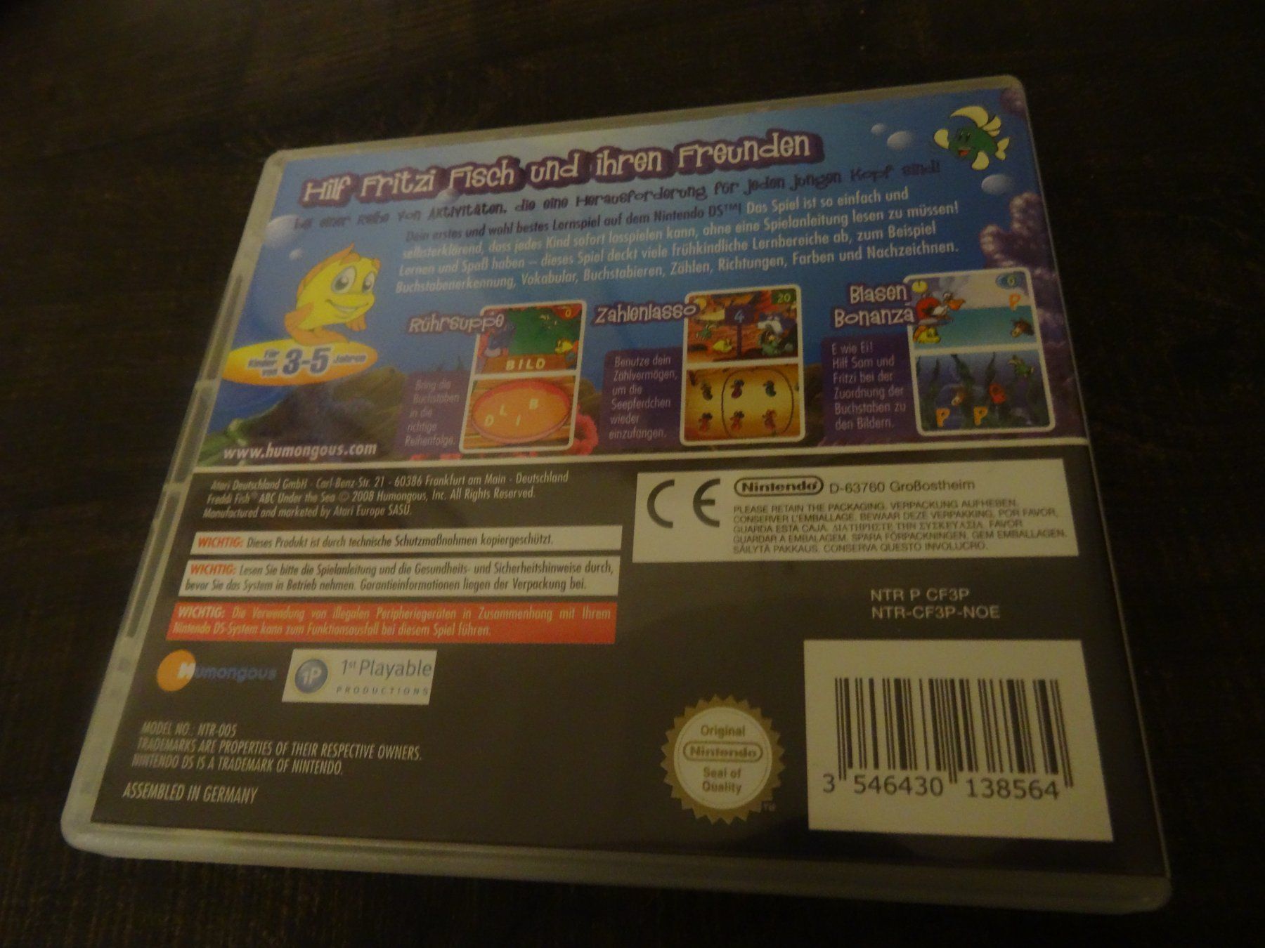 Nintendo Giochi: Fritzi Fisch - Das ABC in der See DS – Usato da Olten venduto da Disc-Ausverkauf 2