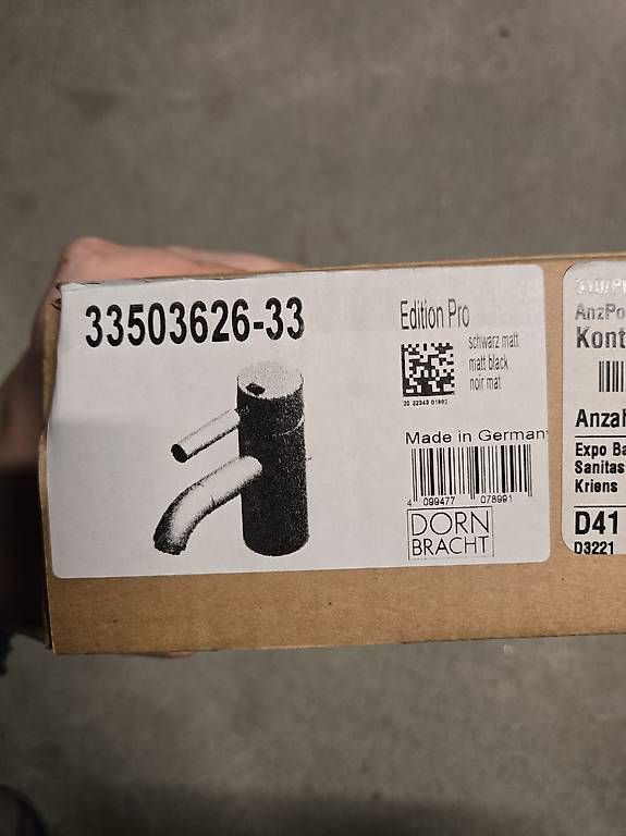 Armaturen: Einlochmischer Dornbracht – Gebraucht aus Kriens von Marcp99036