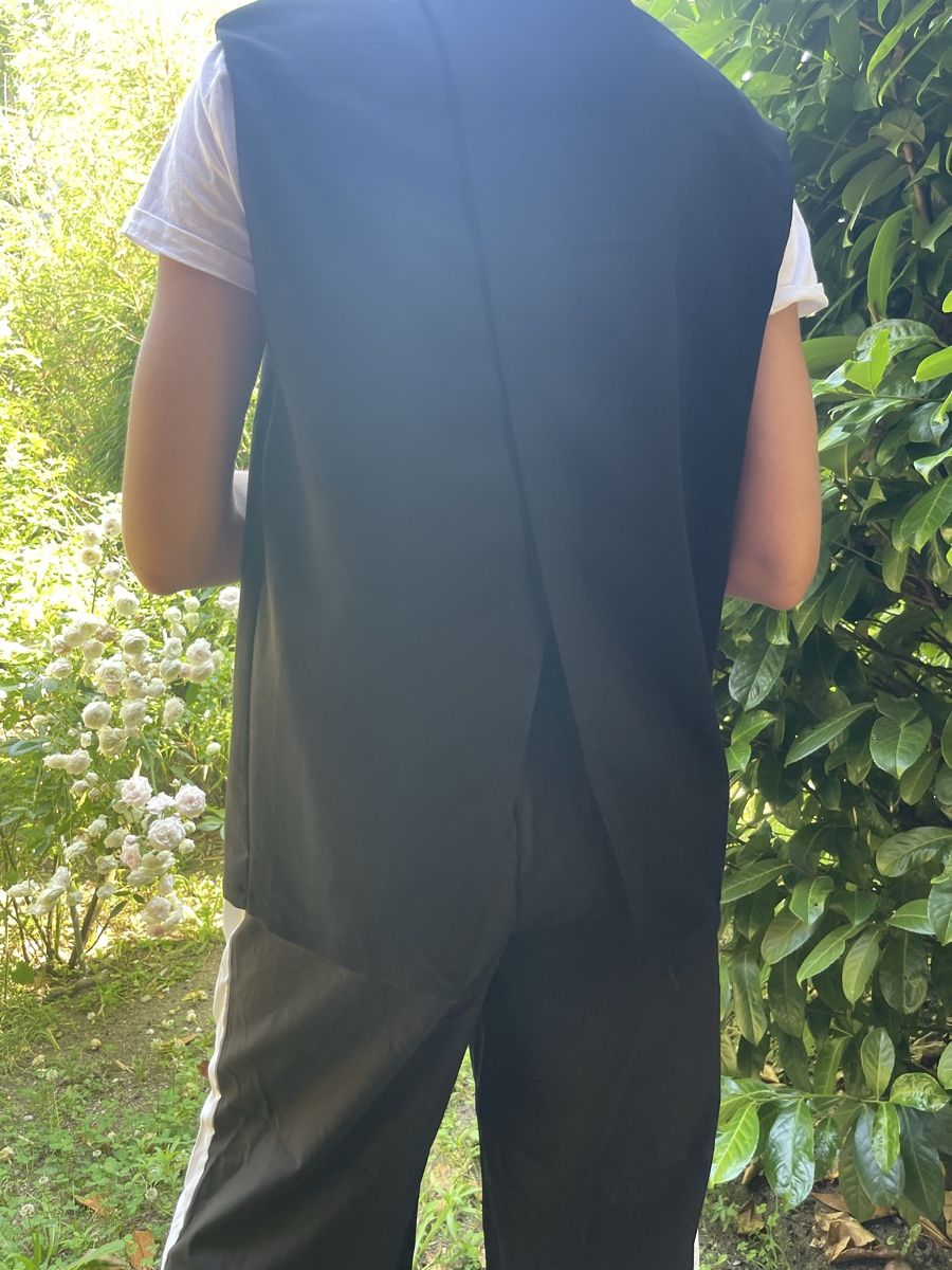 Gilet & Giacche senza maniche: Gilet Lungo-design partit-1size-chic e sexy  – Nuovo (secondo la descrizione) da Gordevio venduto da LanaZimm 8