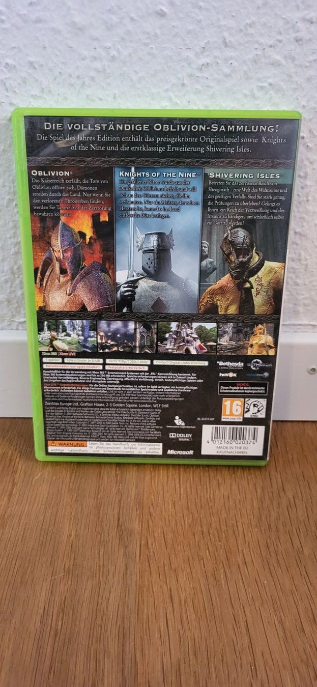 Microsoft Giochi: Xbox 360 - Elder Scrolls 4 Oblivion Spiel des Jahres Edition – Usato da Münsingen venduto da DigitaleSpielecke 1