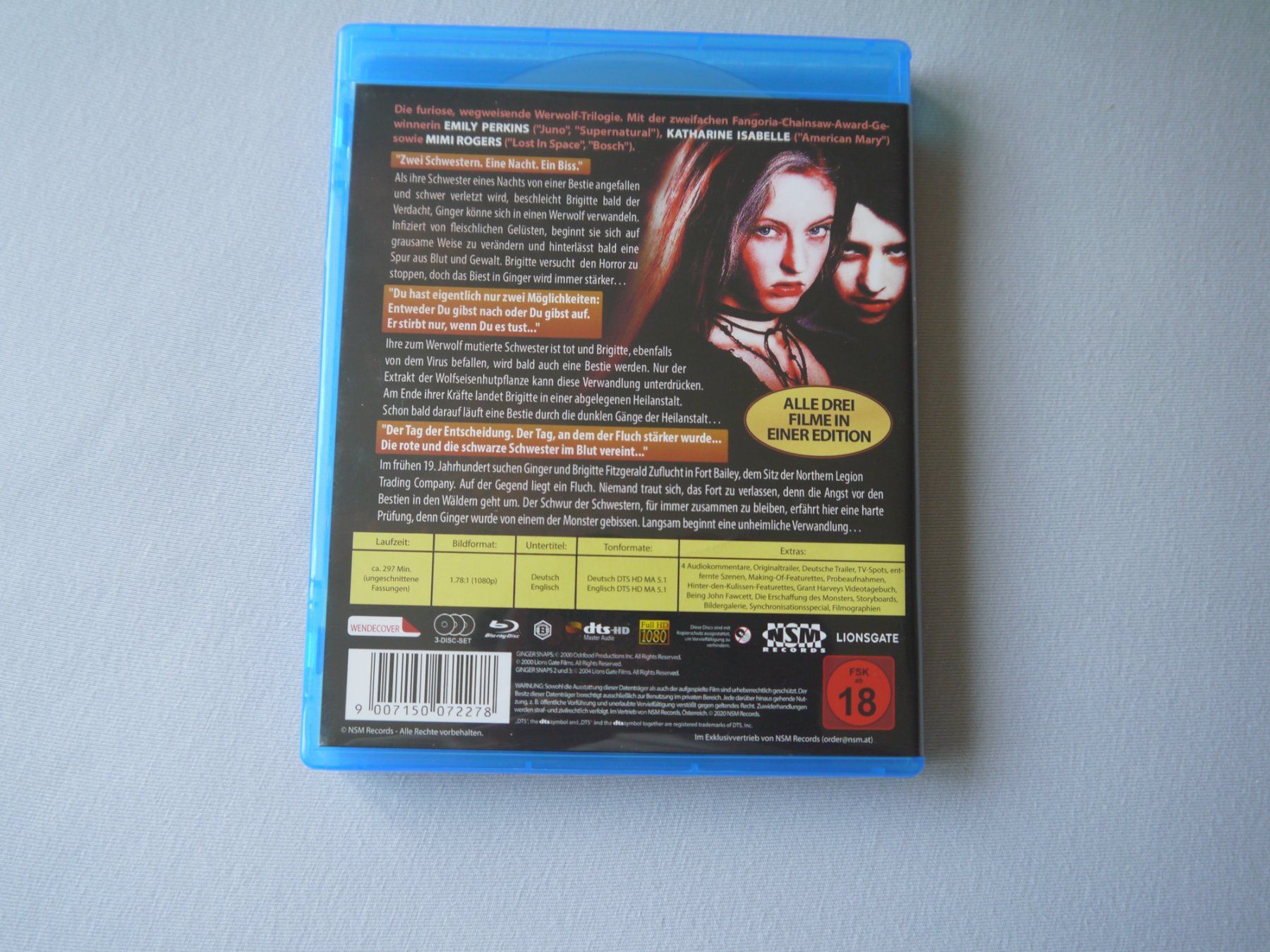 Tutti i DVDs: GINGER SNAPS - Trilogie - uncut – Usato da Hagendorn venduto da Blaf 2