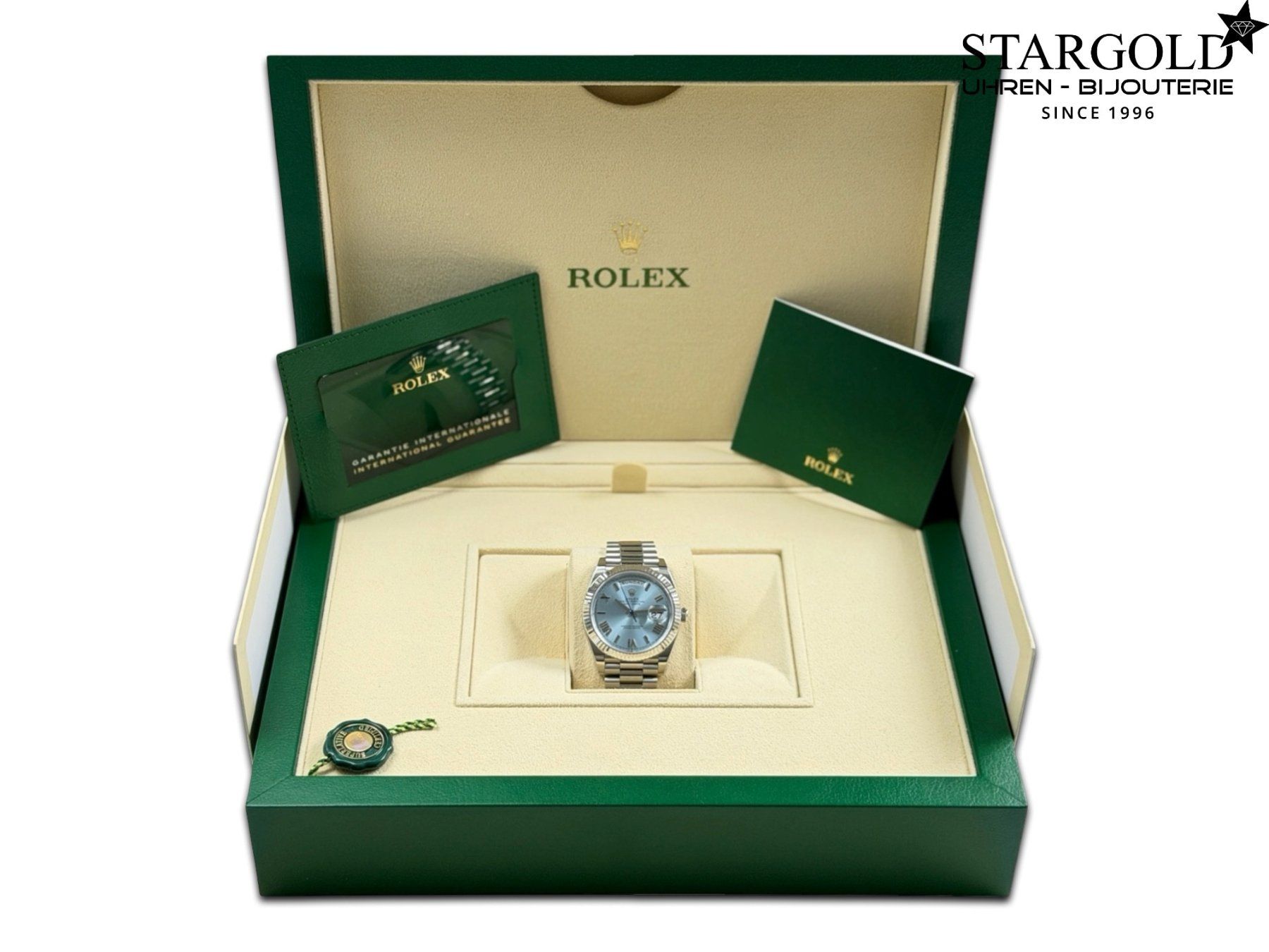 Rolex Orologi: Rolex Day-Date 40 Platin Ice Blue - 228236 – Usato da Zürich venduto da Stargold-Uhren 9