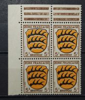 Franzö Zone Allgemeine Mi-Nr.3 bw Postfrisch Geprüft 80 Fr