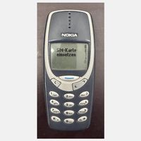 Nokia 3310 Retro-Handy dunkelblau mit Akku und Ladegerät