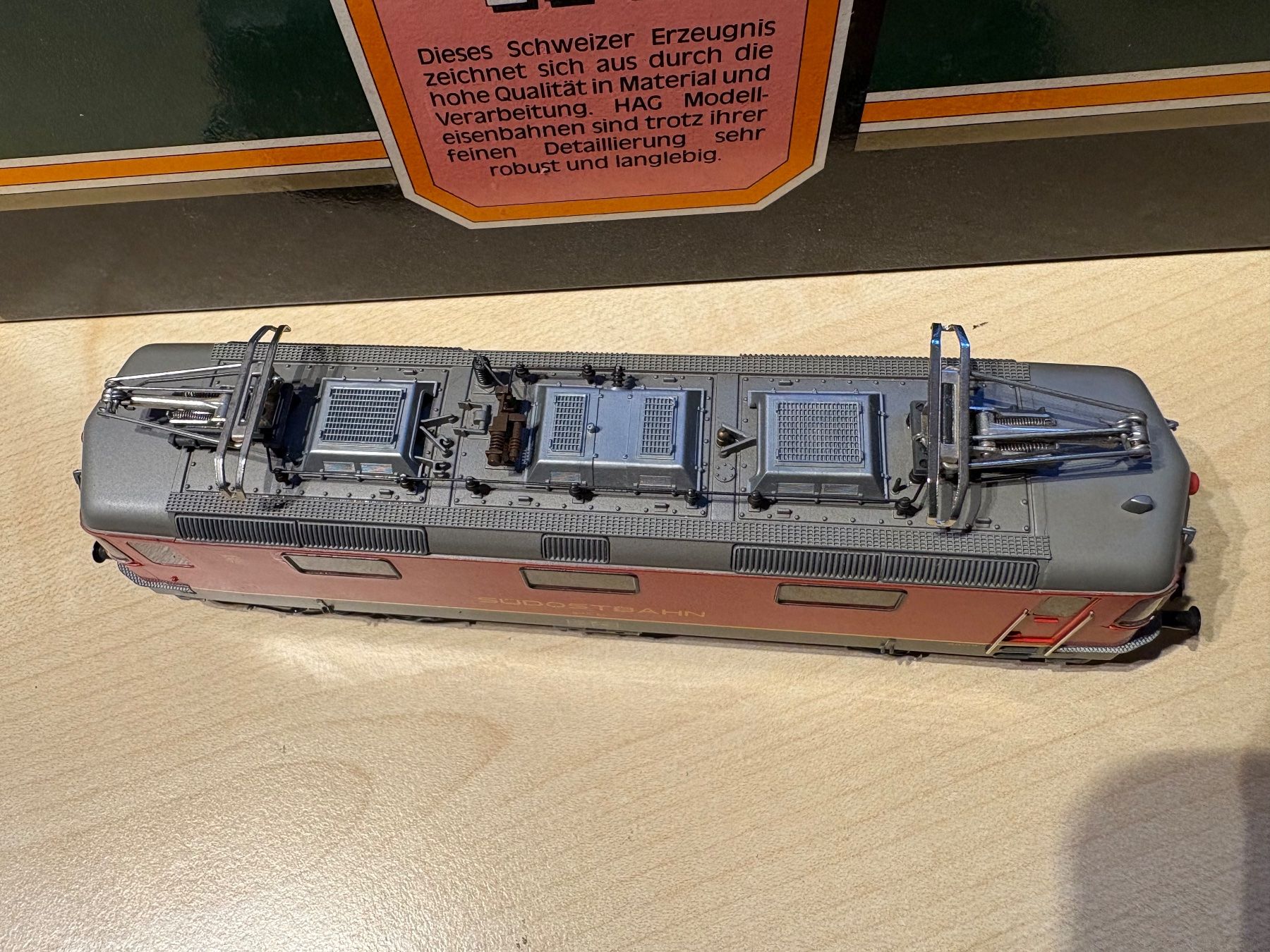 Hag Trains électriques: Hag 270   Re4/4III SOB – Neuf avec emballage d'origine à Corcelles Payerne par Pierre66 1