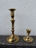 2 Vintage Kerzenständer aus Messing