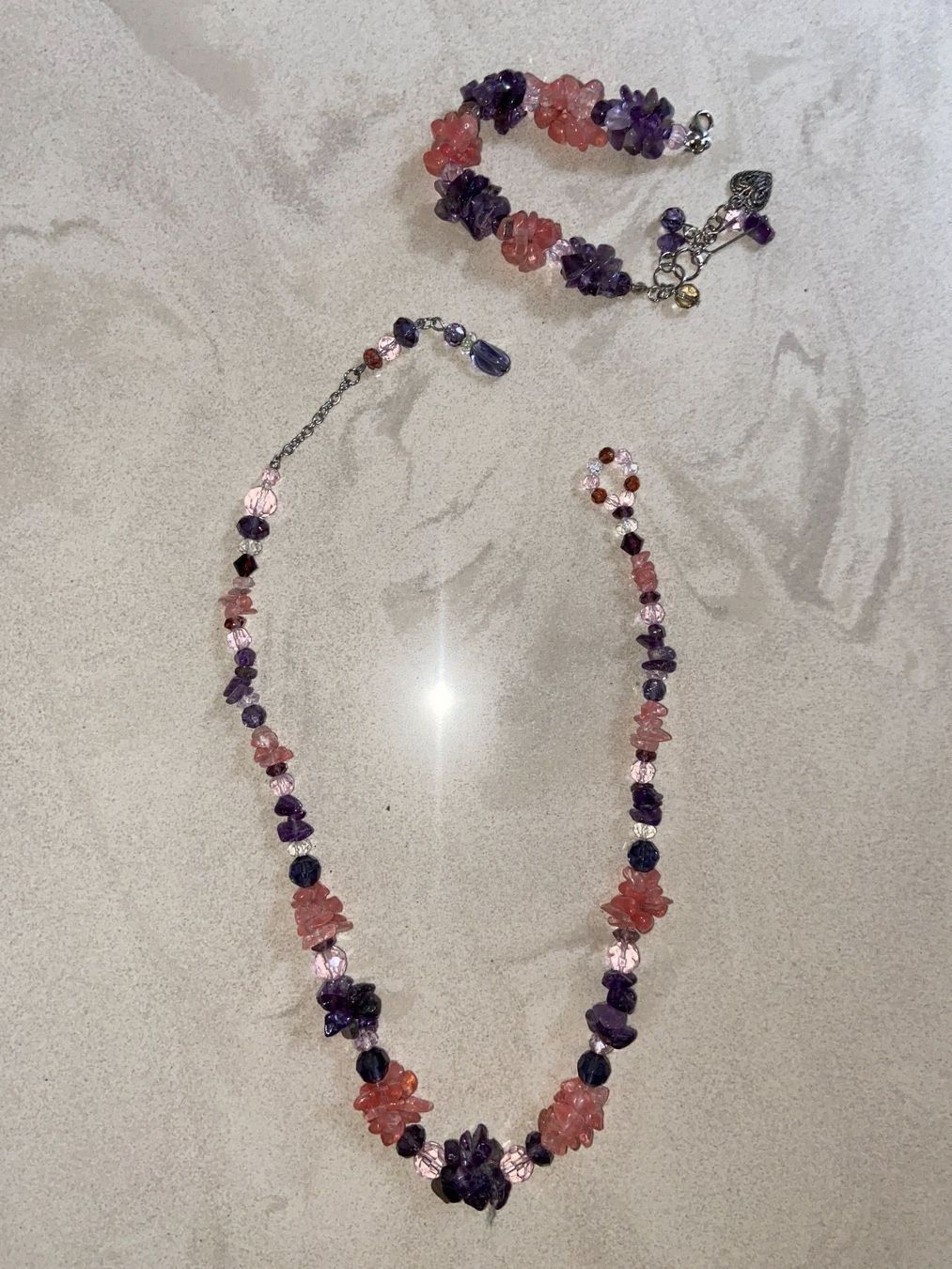 Bracciali & Braccialetti: Naturstein Schmuck Set – Nuovo (secondo la descrizione) da Luzern venduto da 2ndchances