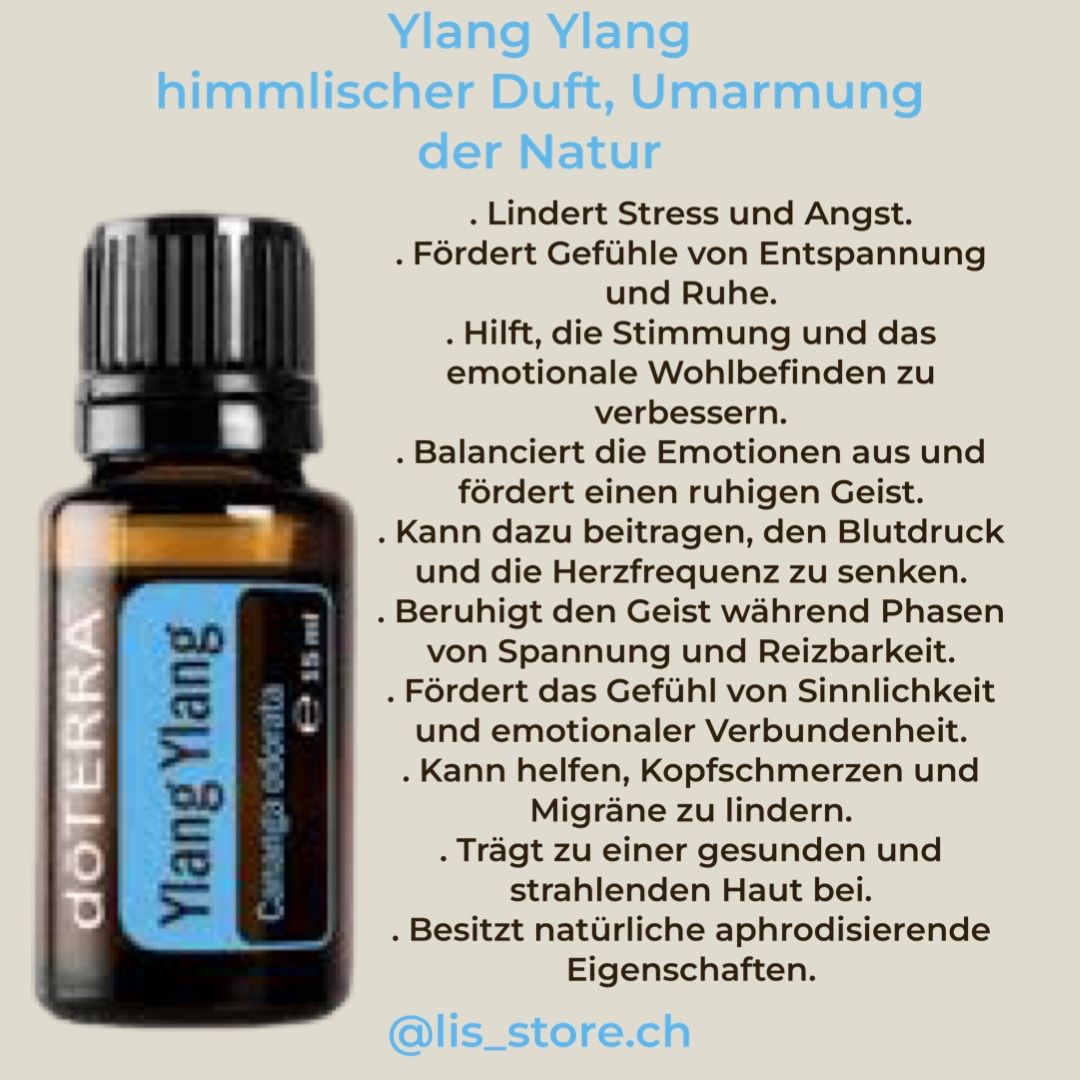 Ylang Ylang Öl | 15ml | Sexuelle Müdigkeit l Angstzustände (Neu