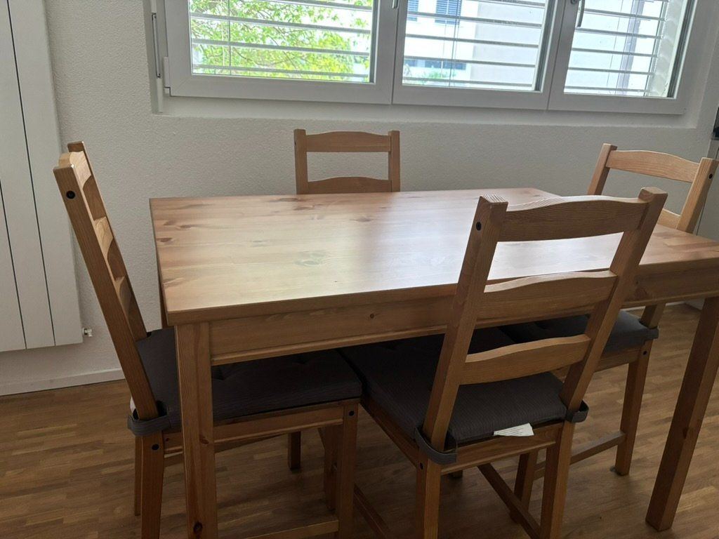 Ikea Tischset: Tischset mit 4 Stühlen IKEA Jokkmokk – Gebraucht aus Liebefeld von foxch 2