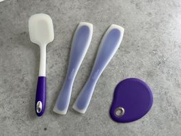 4 Stück WILTON Teigschaber Spachtel