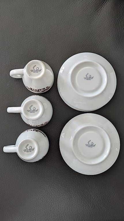 Set di piatti: Espressotassen mit Unterteller – Usato da Bäretswil venduto da Ober-Land 2