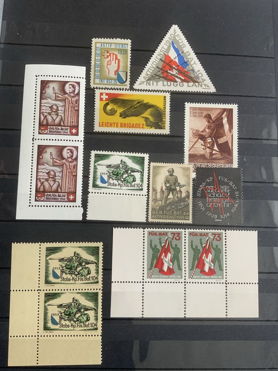Tous les timbres: Soldatenmarken – Neuf (Voir description) à Binningen par chr_cr5n