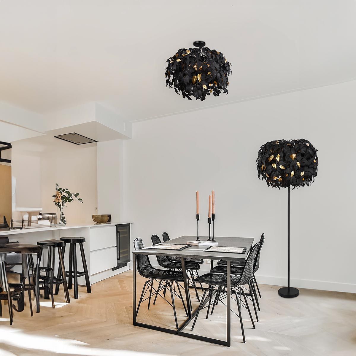 Lampade: Stehleuchte, Blatt-Design, 180 cm Höhe – Nuovo (secondo la descrizione) da Kreuzlingen venduto da Smart-Light 3