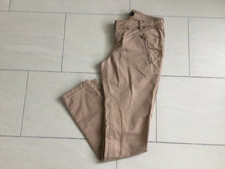 Beige Damen Stoffhose Gr. 36 Casablanca