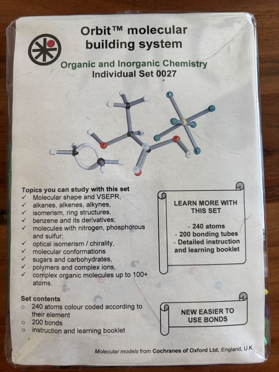 Kit di costruzioni: Orbit molecular building system  – Usato da Zürich venduto da ros_8hfr 1
