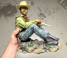 Clint Eastwood Western Statue not Sideshow Hot Toys Resin