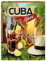 Blechschild - Cuba Libre