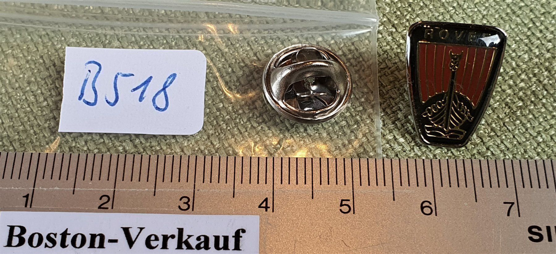 Rover Plaketten & Abzeichen: B518 - Pin Rover Logo Emblem Wikinger – Gebraucht aus Reinach BL von Boston-Verkauf 2