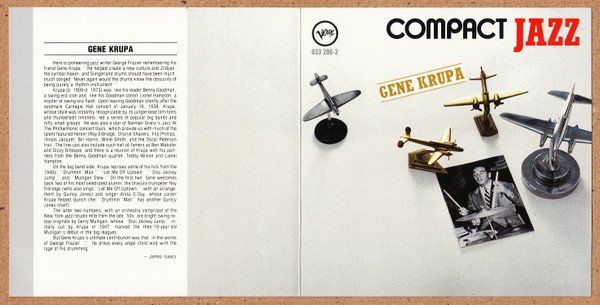 Gene Krupa COMPACT JAZZ Ben Webster Roy Eldridge Al Cohn CD 4