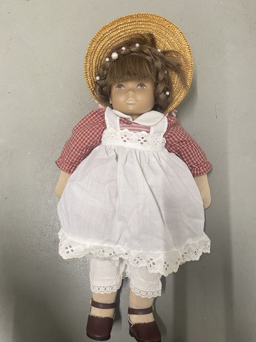 Bambole: Puppe mit Strohhut und Kleid, ca 46cm – Usato da Zollikon venduto da Dory11 2
