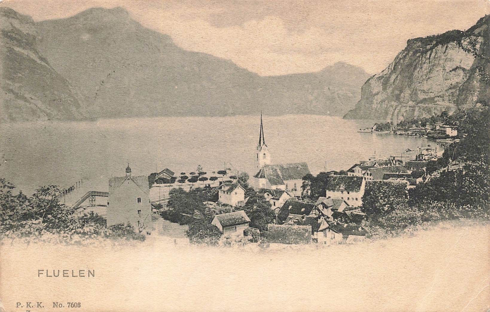 Cartoline postali: Fluelen – Usato da Biasca venduto da Blenio71