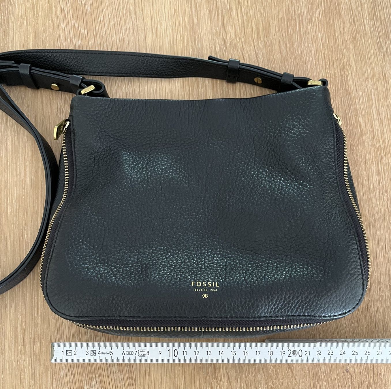 Fossil Borse da donna: Fossil Damen Handtasche Schwarz Leder – Usato da Dornach venduto da Deco89 1