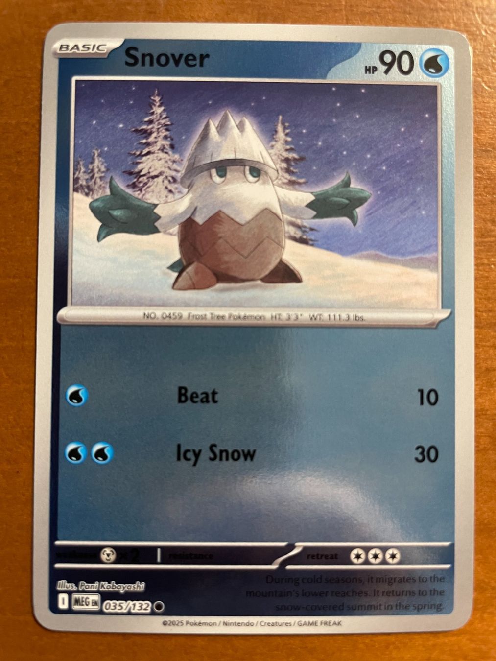 Pokémon Sammelbilder & Trading cards: Pokemon Snover Reverse (Versand gratis) – Neu (gemäss Beschreibung) aus Chur von Angerson