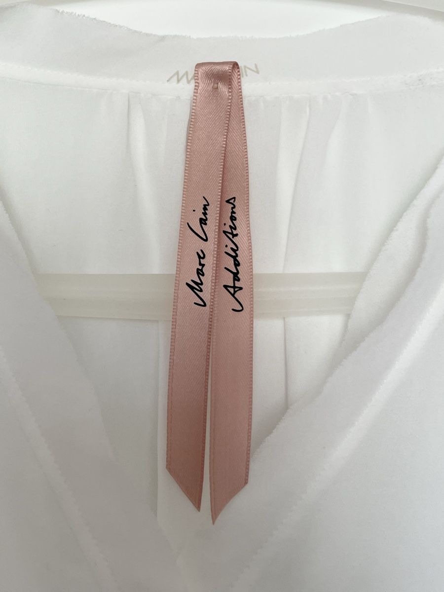 Marc Cain Blusen: Weisse Bluse von MARC CAIN, Gr. N3, neu – Neu (gemäss Beschreibung) aus Liestal von userin1000 1