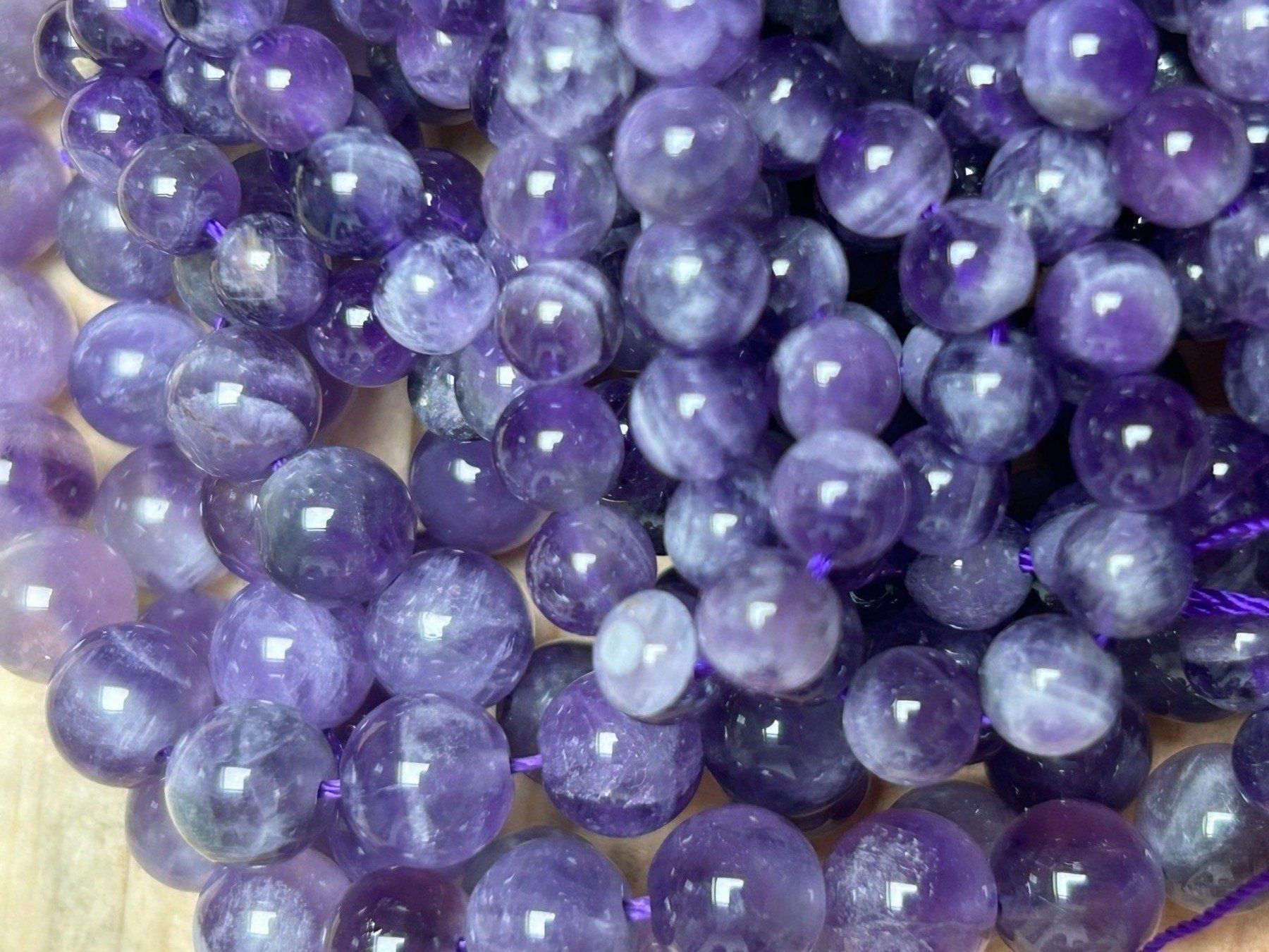 Minerali & Pietre curative: Strang echte dream amethyst Kugeln / stone beads 8 mm – Nuovo (secondo la descrizione) da Niederrohrdorf venduto da Ytobi 3
