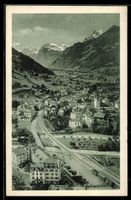 Schwanden, Totalansicht mit Eisenbahn au