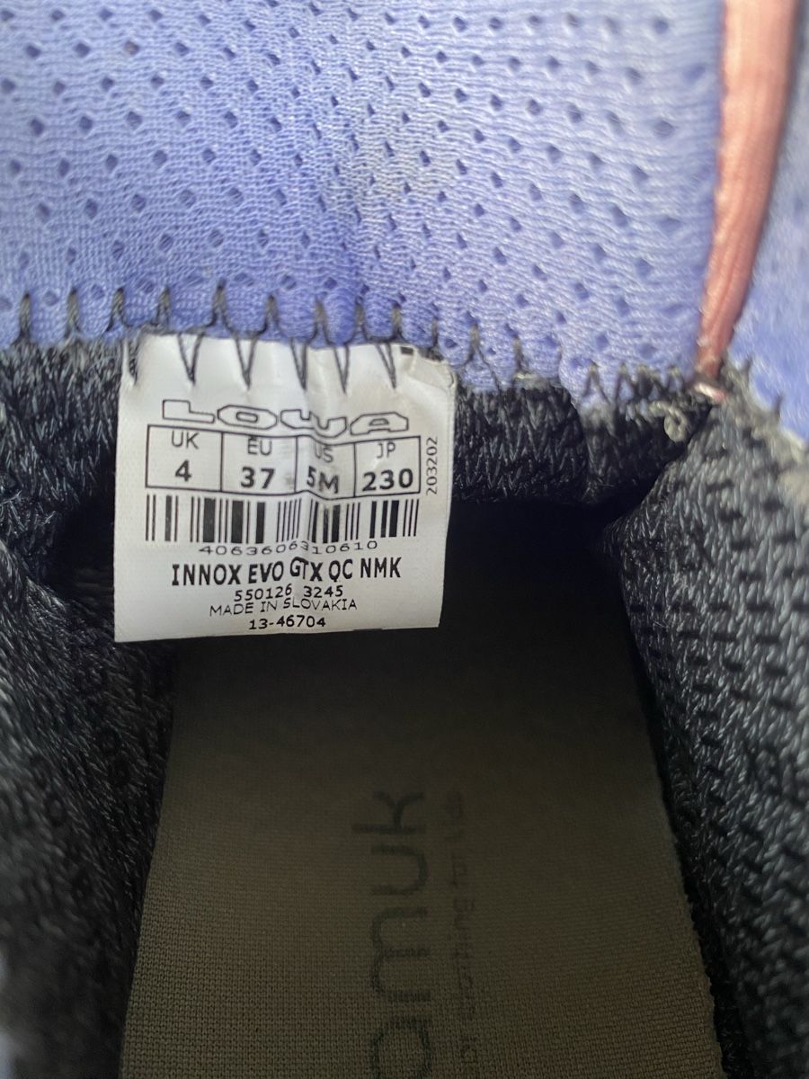 Lowa Scarpe da uomo: Kinder Wanderschuhe Lowa/Namuk Grösse 37 – Usato da Zürich venduto da Mazal07 5