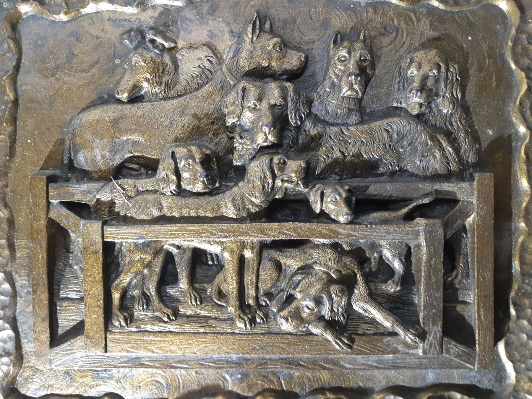 Skulpturen & Statuen: Bronze Hundeplatte – Gebraucht aus Grindelwald von carro5 1