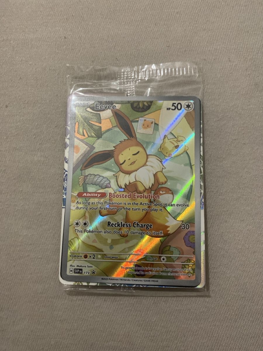 Pokémon Carte collezionabili: Eevee Prismatic Evolutions Black Star Promo Pokemon – Nuovo e nell'imballaggio originale da Schlieren venduto da MajinCorina