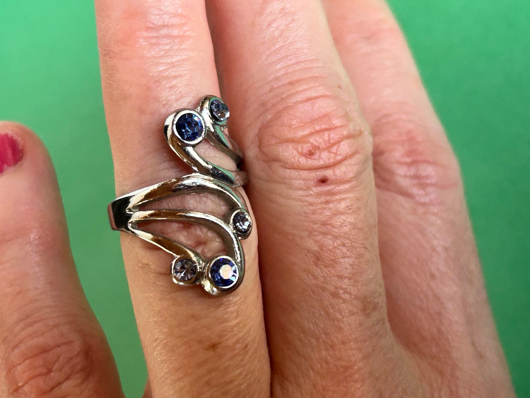 Anelli: Fingerring blauweiss (54) – Usato da Laufen venduto da Bellavitaboom 1