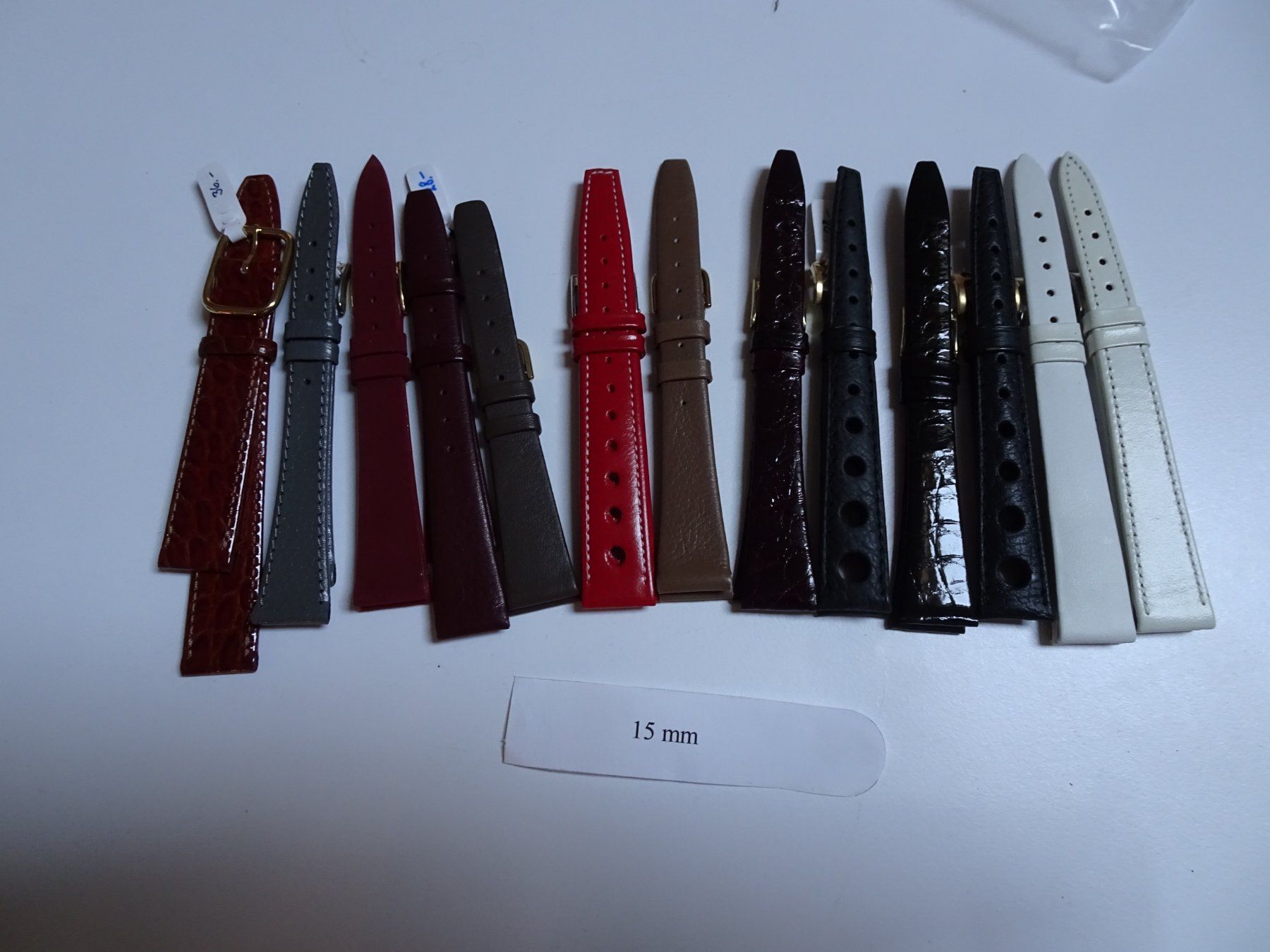 Bracciali & Braccialetti: Uhrenbänder aus Leder verschiedene Grössen – Nuovo (secondo la descrizione) da Winterthur venduto da Sintoras01 4