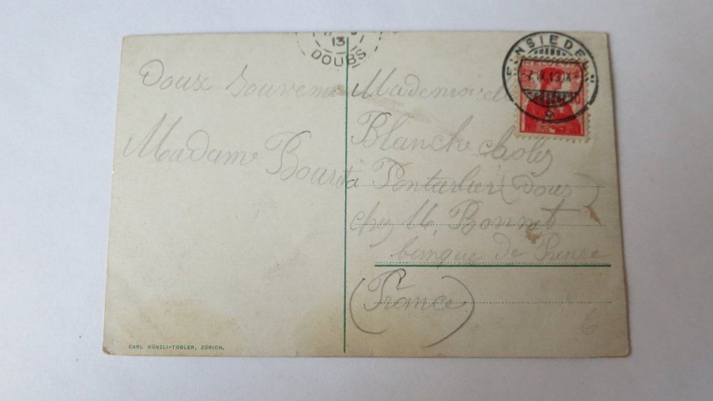 Cartoline postali: Einsiedeln / SZ - 1913 – Usato da Jona venduto da centumprata 1