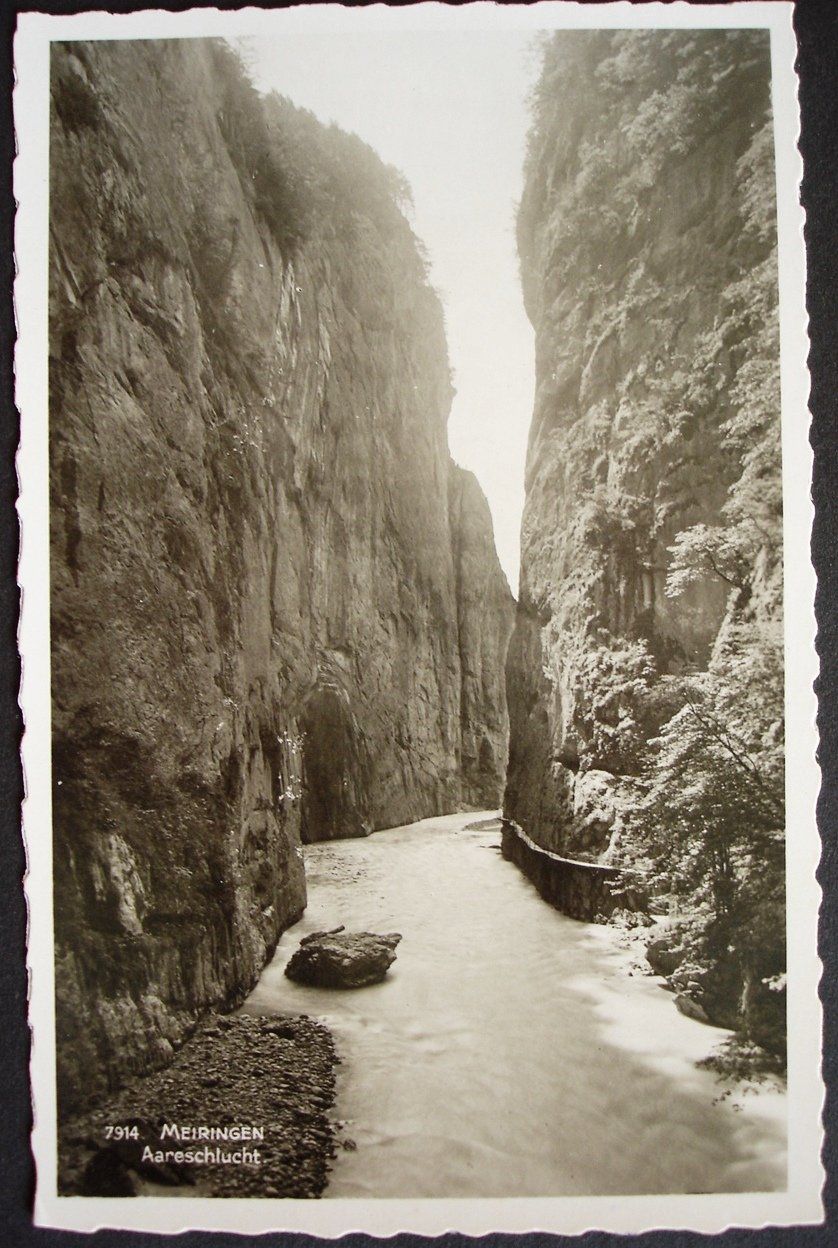 Cartoline postali: MEIRINGEN Aareschlucht – Nuovo (secondo la descrizione) da Jona venduto da philajona