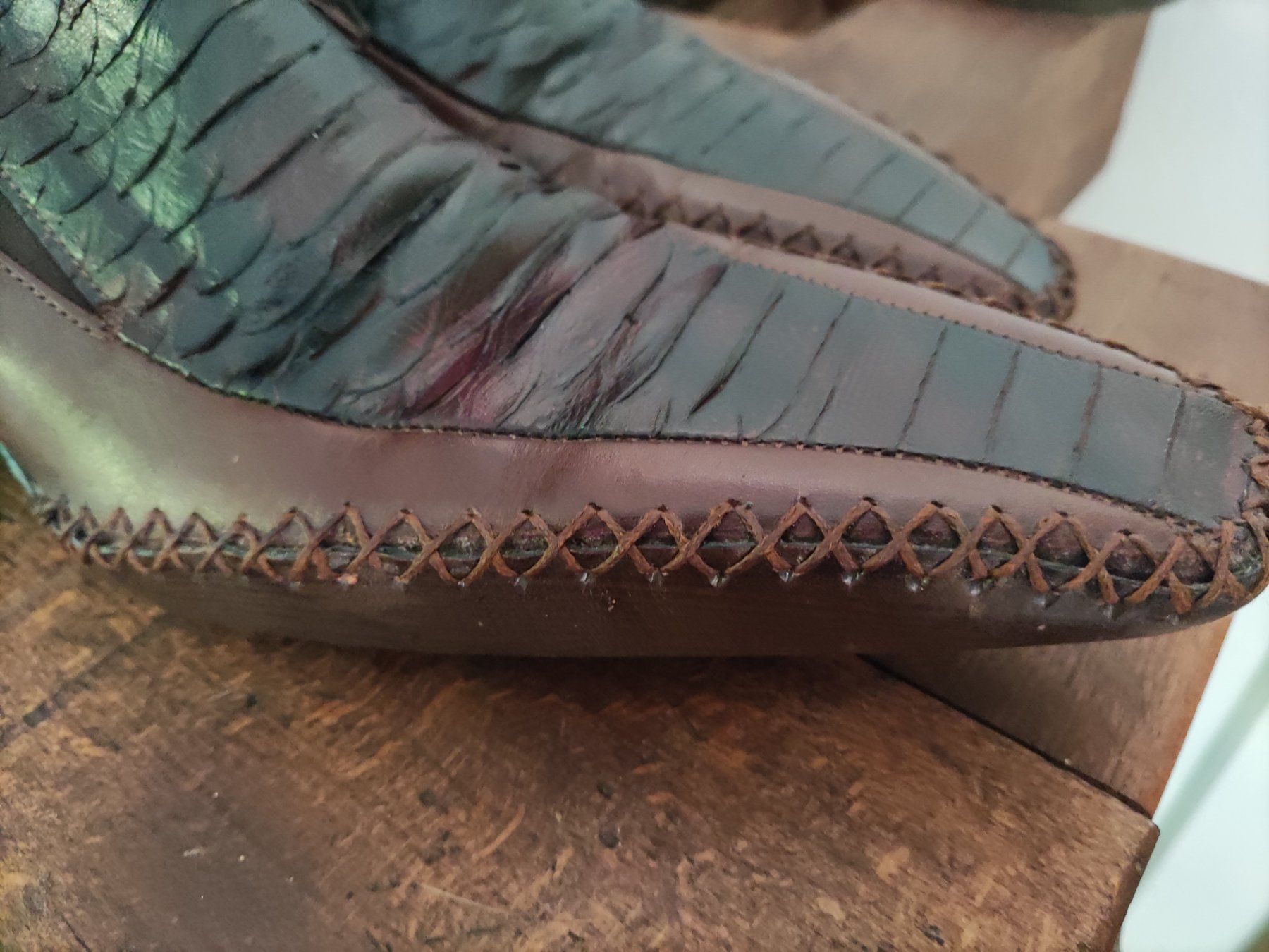 Scarpa Scarpe da uomo: Scarpa, rassige Lederschuhe, gr. 41 – Usato da Arboldswil venduto da Ve1774 3