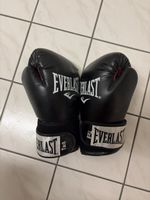 Boxhandschuhe Everlast schwarz 12oz guter Zustand