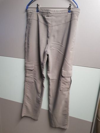 Damen Freizeit Hose Greenvillage Grösse 18, ca. 38/M grau