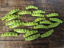 lego 62361 lot de 20 pièces Lime Vehicle, Mudguard 1 1/2 x 6