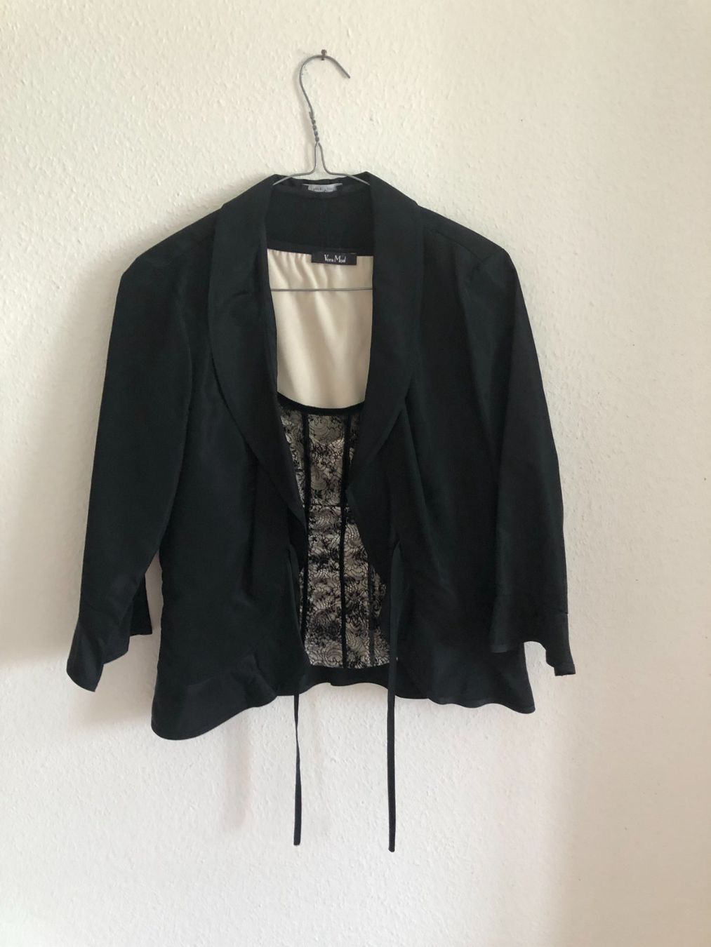 Vestiti: Schwarzes Abendkleid mit Spitzentop, Grösse 36, elegant! – Usato da Neftenbach venduto da uramoq 2