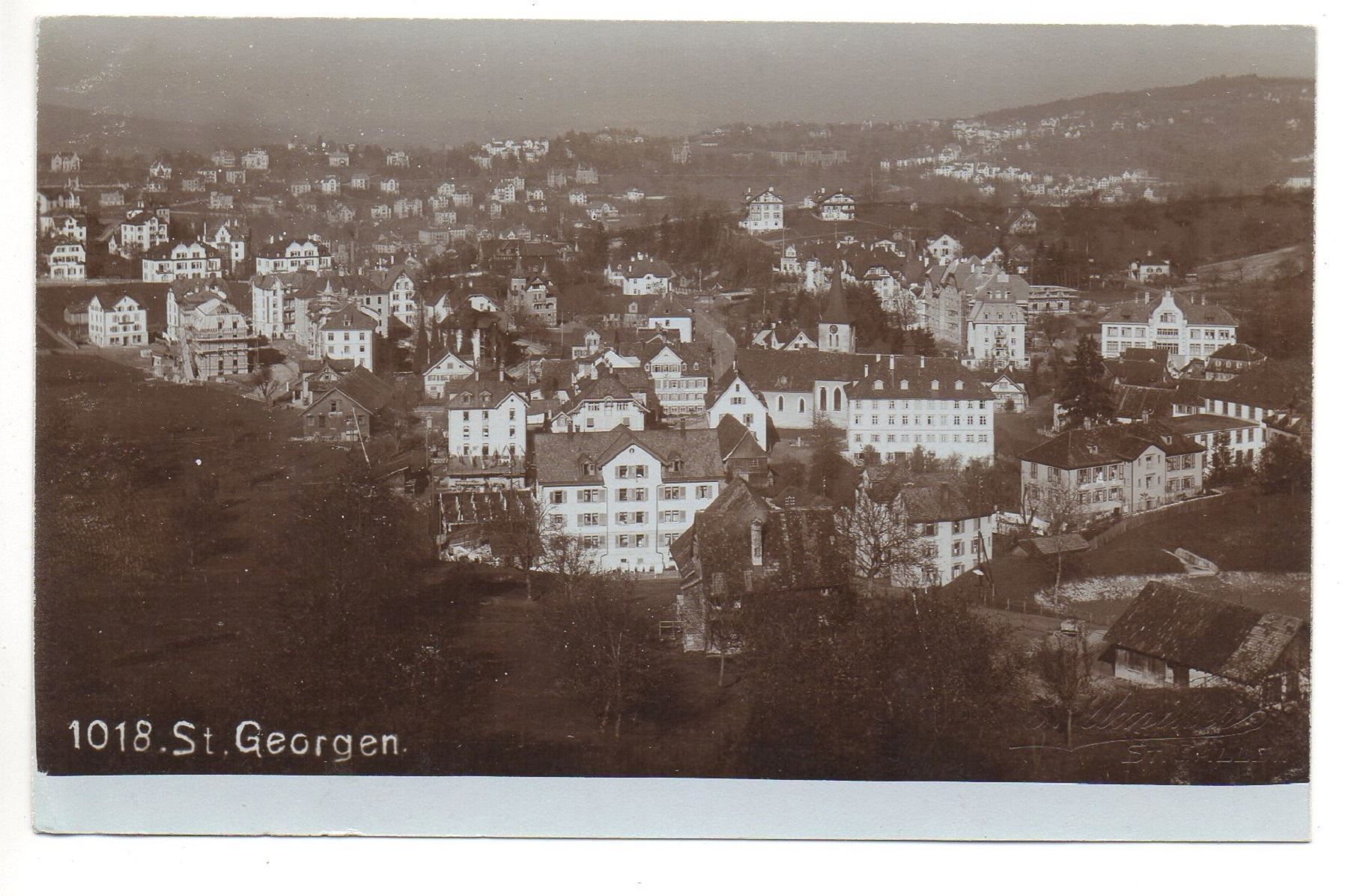 Ansichtskarten: ST. GALLEN St. Georgen – Neu (gemäss Beschreibung) aus Jona von philajona