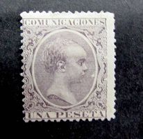 Briefmarke Spanien 1889 ungebraucht