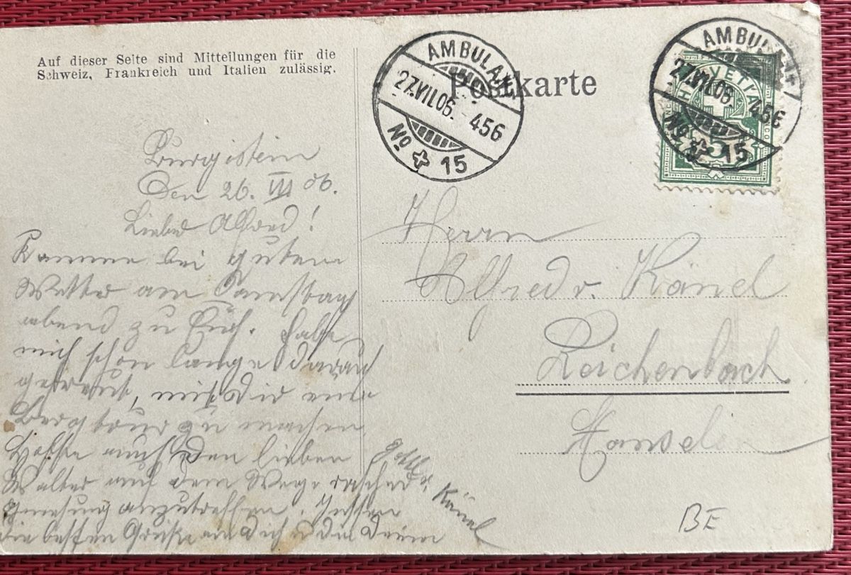 Cartes postales: Gruss aus Pfandersmatt 3-Bildrig  – D'occasion à Horw par Tellbub 1
